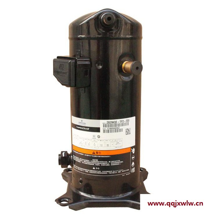 艾默生谷輪4匹220V低溫冷庫用全封閉渦旋式制冷壓縮機ZB29KQE-PFJ-558-北京銀海松科技有限公司