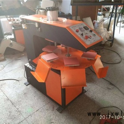 自動(dòng)六工位燙畫機(jī) 燙金機(jī)下料機(jī) 皮革壓花裁斷機(jī) LOGO商標(biāo)液壓烙印機(jī)