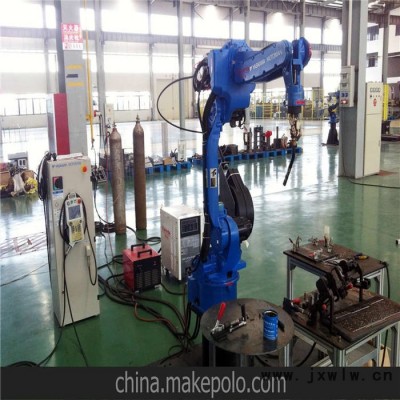 控聯(lián)全自動自行車車框焊接機械手臂 六軸叉車托盤焊接機械臂