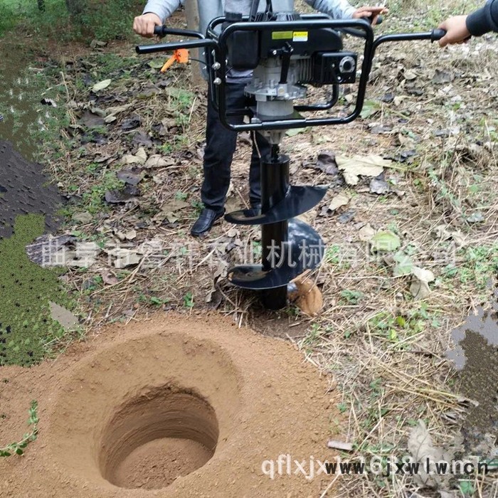 供應(yīng) 鴻濤挖坑機(jī) 便攜式汽油挖坑機(jī) 手提式挖坑機(jī)廠家 植樹打孔機(jī)