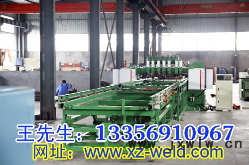 山東保護(hù)籠焊接設(shè)備——煙臺(tái)新州中頻保護(hù)籠龍門(mén)焊機(jī)