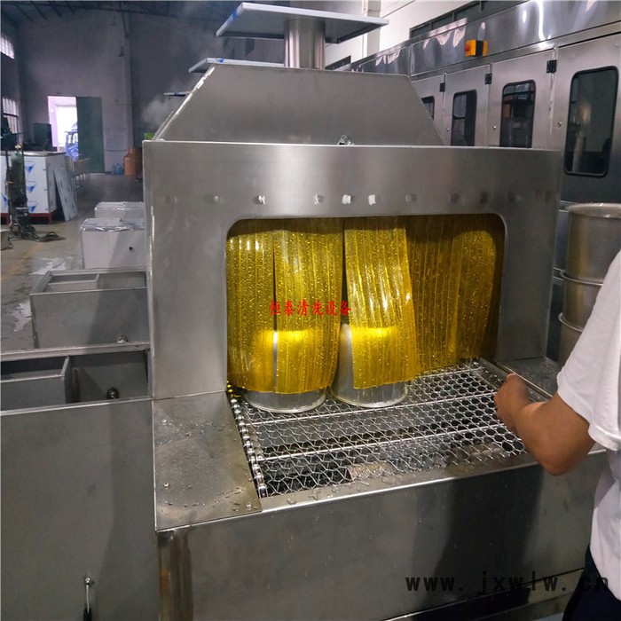 【恒泰】不銹鋼水壺沖壓件清洗機(jī) 鋼煲連續(xù)通過式噴淋除油清洗烘干線 帶式清潔干燥設(shè)備