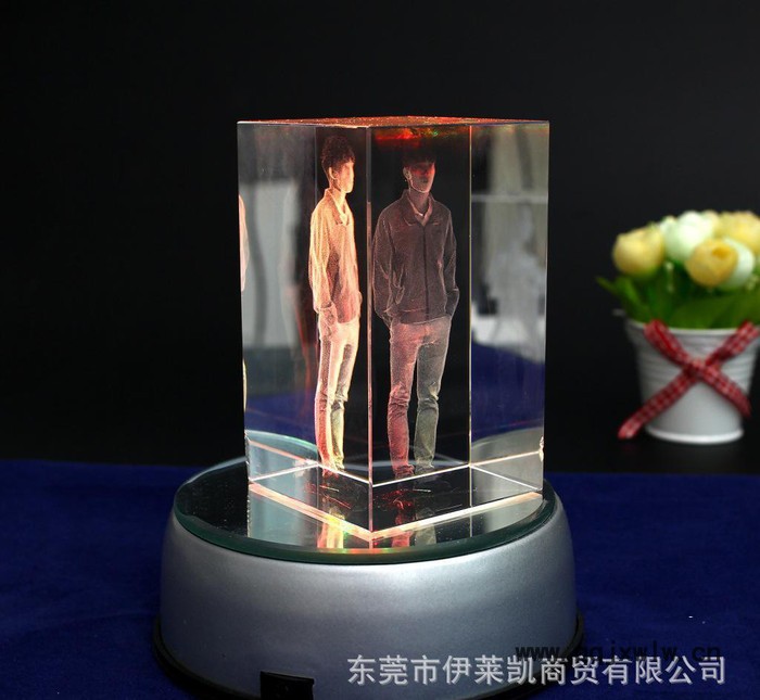 立體水晶人像 3D 照相館, 3D 打印人像, 3D 立體人